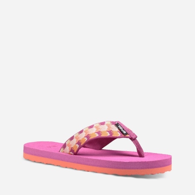 Teva Mush II Kids' Pink Hiking Sandals CA62075 Canada Online